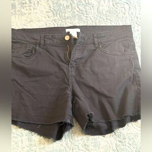 H&M Dark Denim Jean Shorts